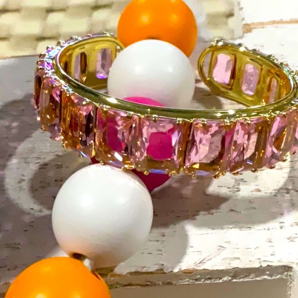 Sorrelli Light Rose Pink Cuff Bracelet - bundle and save!